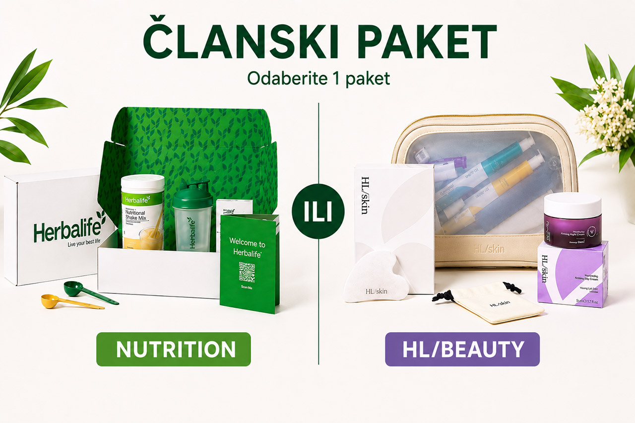 Članski paket Nutrition ili HL/Beauty